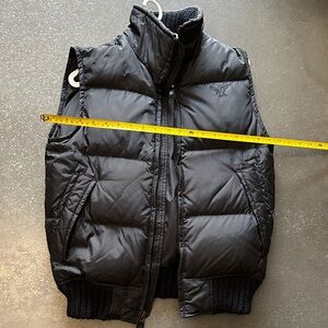 American Eagle Outfitters Black Down Vest